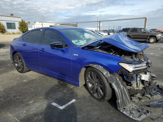 19UUB5F54MA008051 - 2021 ACURA TLX TECH A BLUE photo 4