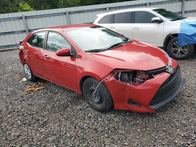 2T1BURHE0HC858202 - 2017 TOYOTA COROLLA L RED photo 4