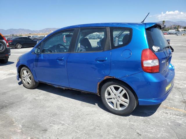 JHMGD38678S046064 - 2008 HONDA FIT SPORT Blau Foto 2