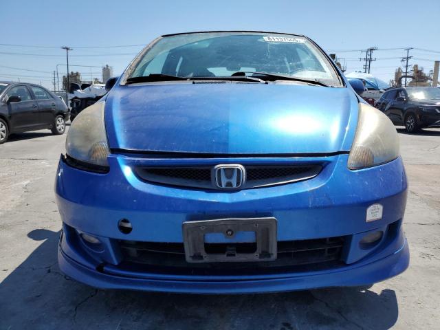 JHMGD38678S046064 - 2008 HONDA FIT SPORT Blau Foto 5