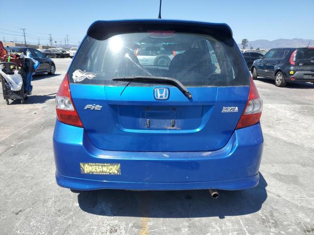 JHMGD38678S046064 - 2008 HONDA FIT SPORT Blau Foto 6