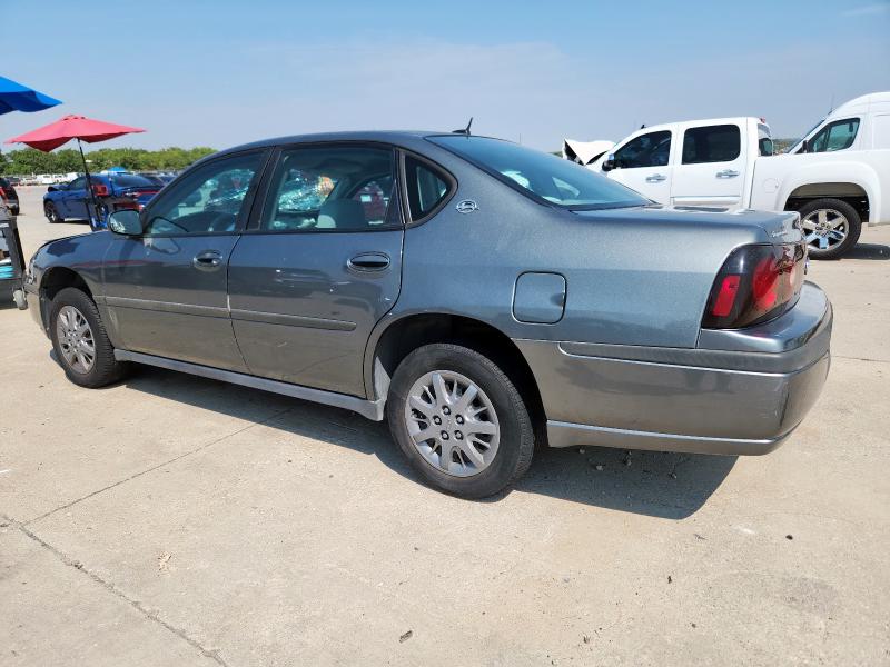 2G1WF52E859376661 - 2005 CHEVROLET IMPALA GRAY photo 2