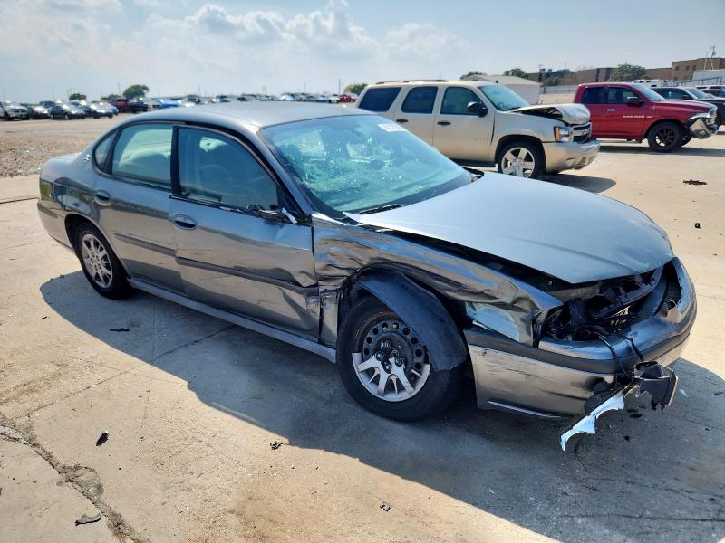 2G1WF52E859376661 - 2005 CHEVROLET IMPALA GRAY photo 4