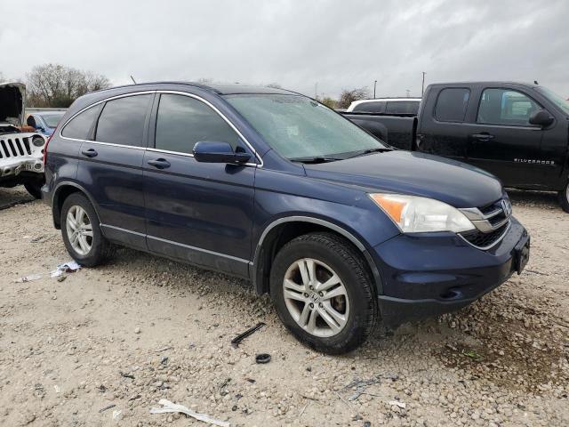 JHLRE4H72AC015104 - 2010 HONDA CR-V EXL BLUE photo 4