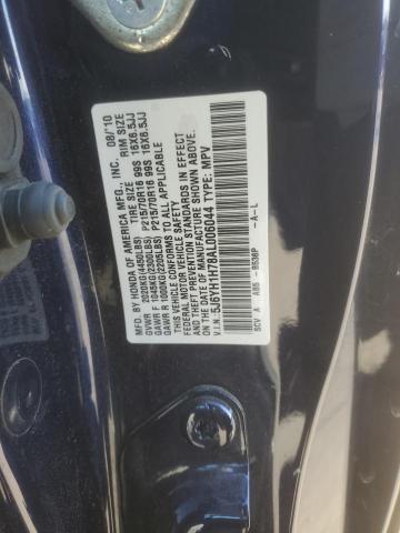 5J6YH1H78AL006044 - 2010 HONDA ELEMENT EX BLUE photo 12