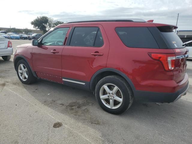 1FM5K8DH5GGA86885 - 2016 FORD EXPLORER XLT წითელი ფოტო 2