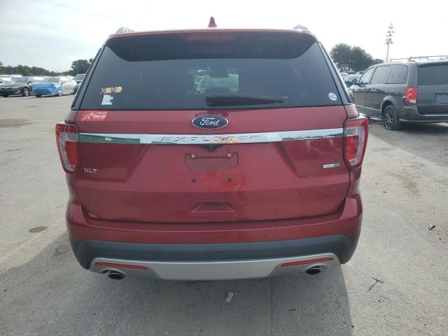 1FM5K8DH5GGA86885 - 2016 FORD EXPLORER XLT წითელი ფოტო 6
