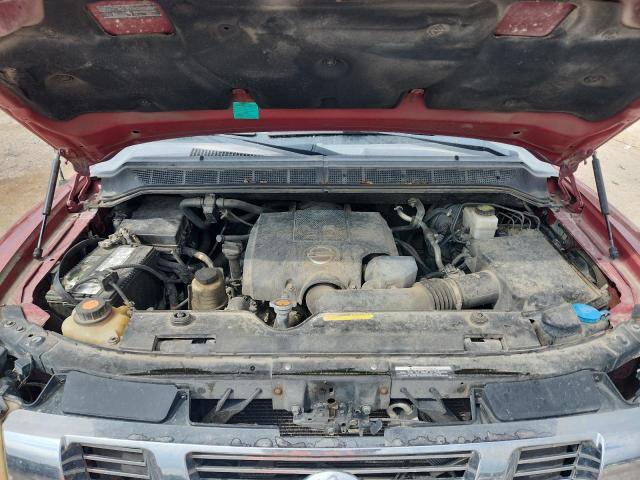 1N6BA0ECXDN303902 - 2013 NISSAN TITAN S RED photo 11