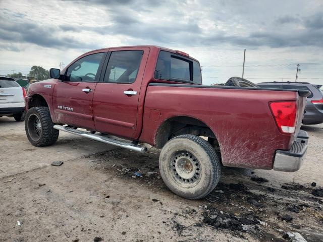 1N6BA0ECXDN303902 - 2013 NISSAN TITAN S RED photo 2