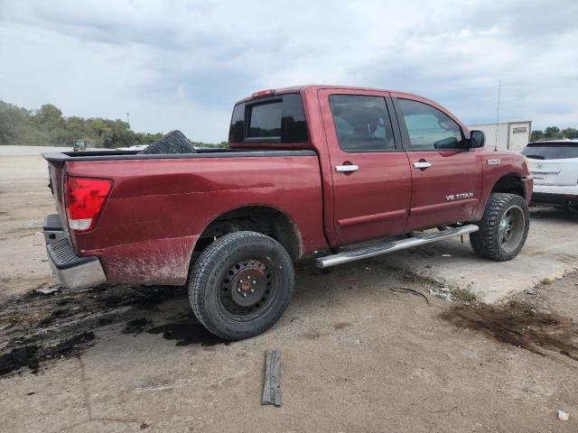 1N6BA0ECXDN303902 - 2013 NISSAN TITAN S RED photo 3