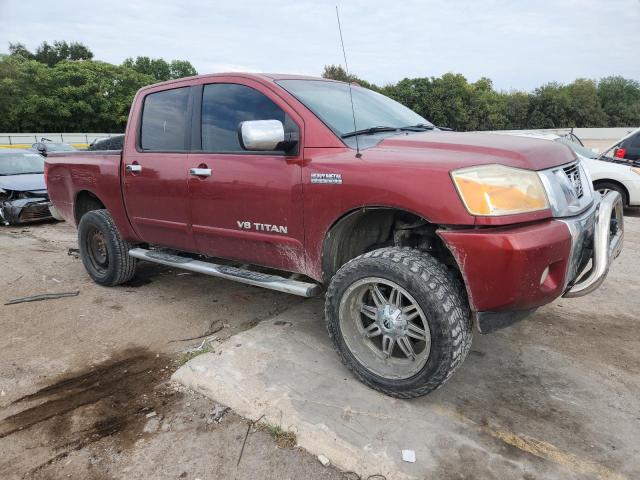1N6BA0ECXDN303902 - 2013 NISSAN TITAN S RED photo 4