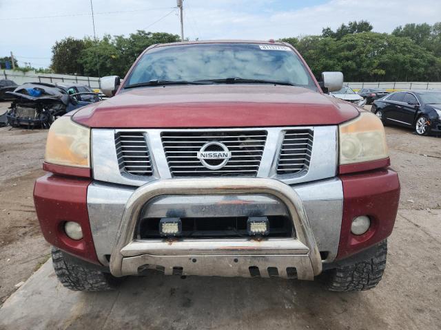 1N6BA0ECXDN303902 - 2013 NISSAN TITAN S RED photo 5