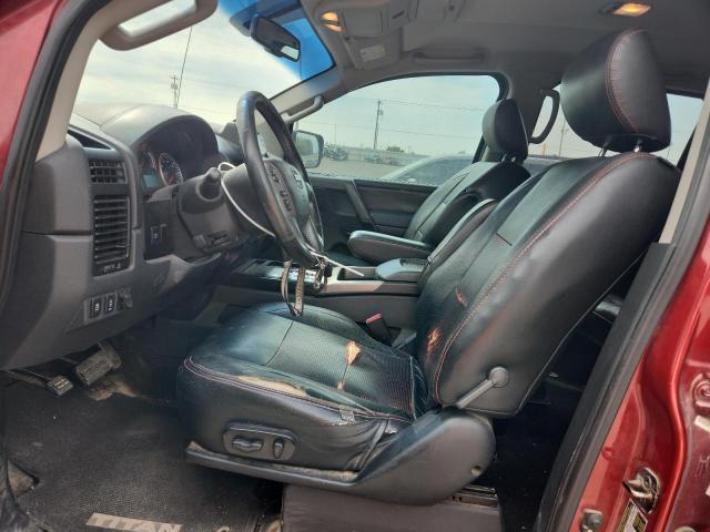 1N6BA0ECXDN303902 - 2013 NISSAN TITAN S RED photo 7