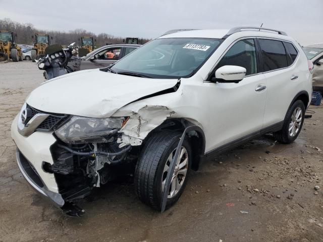 5N1AT2MTXFC784721 - 2015 NISSAN ROGUE S WHITE photo 1