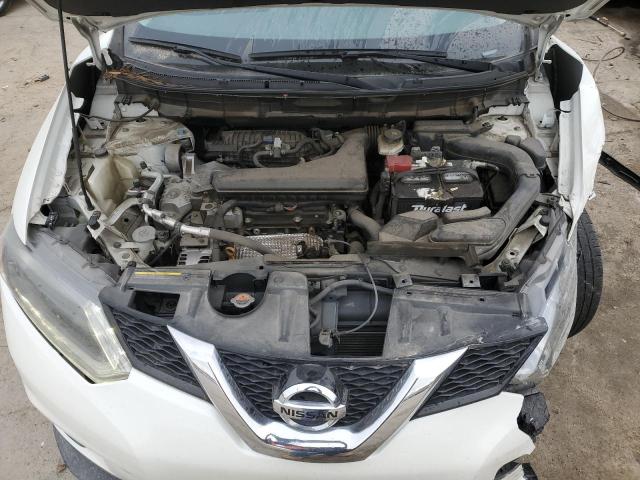 5N1AT2MTXFC784721 - 2015 NISSAN ROGUE S WHITE photo 12