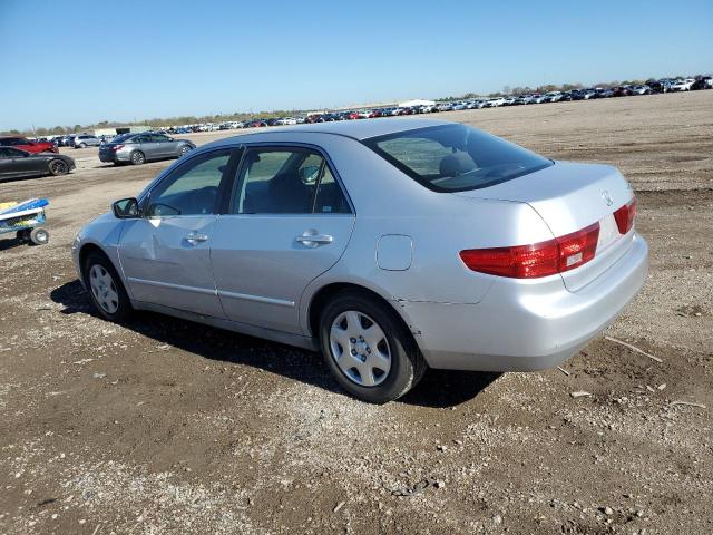 1HGCM56455A140881 - 2005 HONDA ACCORD LX SILVER photo 2