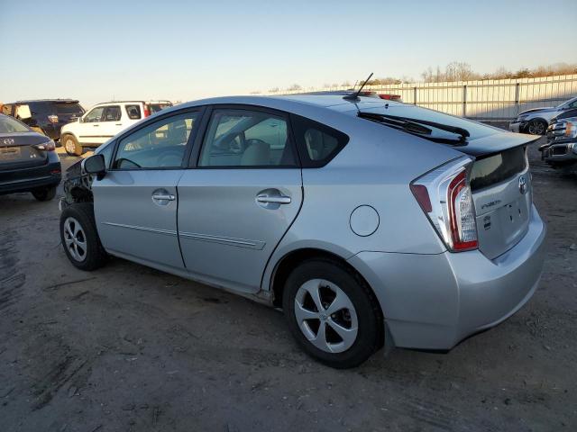 JTDKN3DU9E1759191 - 2014 TOYOTA PRIUS SILVER photo 2