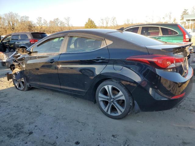 KMHDH4AH9FU251070 - 2015 HYUNDAI ELANTRA SE BLACK photo 2