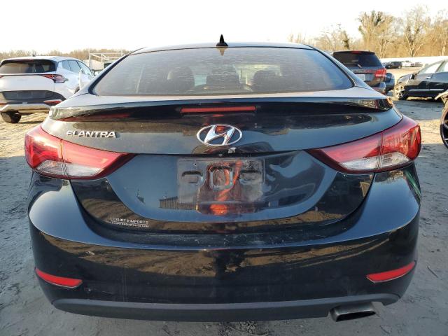 KMHDH4AH9FU251070 - 2015 HYUNDAI ELANTRA SE BLACK photo 6