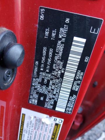 JTEBU5JR6G5281737 - 2016 TOYOTA 4RUNNER SR5/SR5 PREMIUM 红色 照片 12