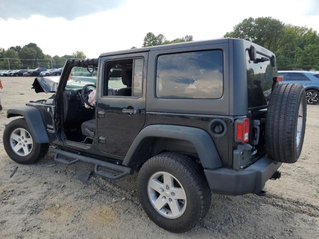 1C4HJWDGXHL530965 - 2017 JEEP WRANGLER U SPORT أسود صورة 2