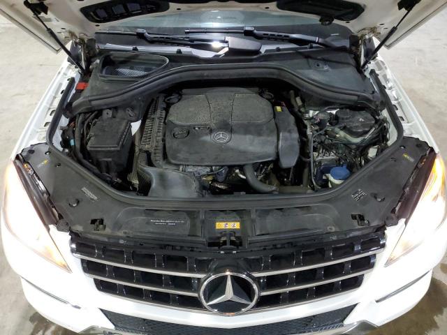 4JGDA5HB8EA366383 - 2014 MERCEDES-BENZ ML 350 4MATIC WHITE photo 12