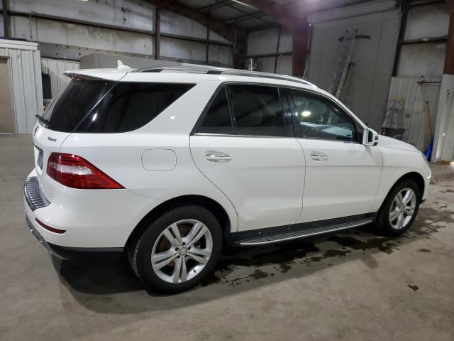 4JGDA5HB8EA366383 - 2014 MERCEDES-BENZ ML 350 4MATIC WHITE photo 3