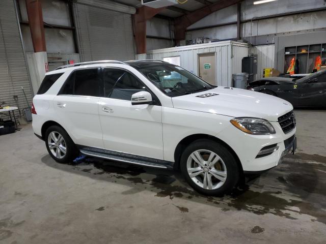 4JGDA5HB8EA366383 - 2014 MERCEDES-BENZ ML 350 4MATIC WHITE photo 4
