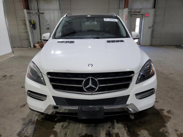 4JGDA5HB8EA366383 - 2014 MERCEDES-BENZ ML 350 4MATIC WHITE photo 5