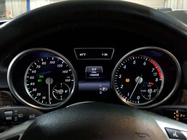 4JGDA5HB8EA366383 - 2014 MERCEDES-BENZ ML 350 4MATIC WHITE photo 9