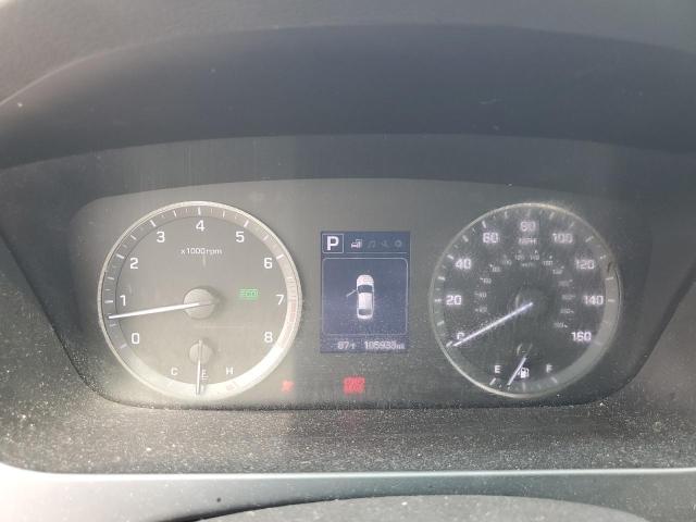 5NPE24AF8HH589839 - 2017 HYUNDAI SONATA SE SILVER photo 9