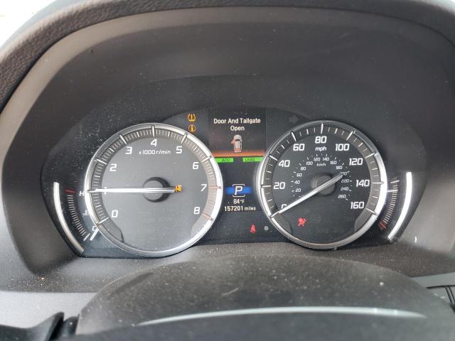 5FRYD4H33HB027766 - 2017 ACURA MDX Czarny zdjęcie 9