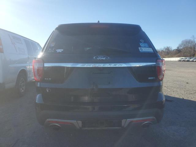 1FM5K8D8XGGB61841 - 2016 FORD EXPLORER XLT BLACK photo 6