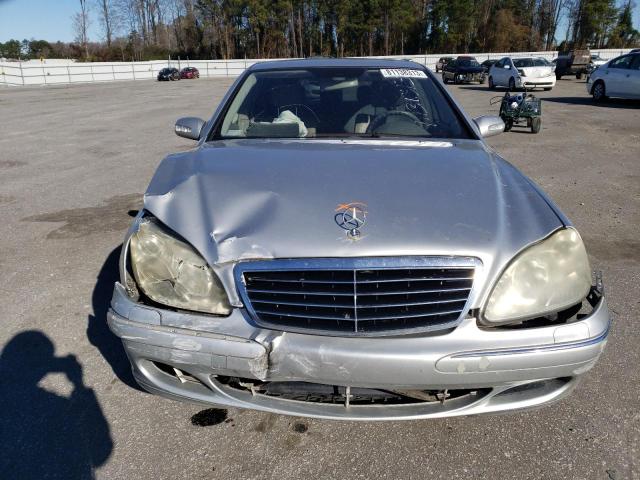 WDBNG70J55A450861 - 2005 MERCEDES-BENZ S 430 SILVER photo 5
