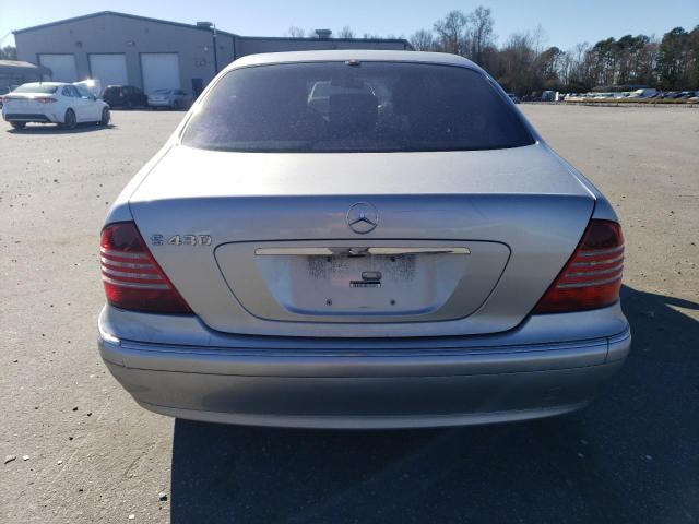 WDBNG70J55A450861 - 2005 MERCEDES-BENZ S 430 SILVER photo 6