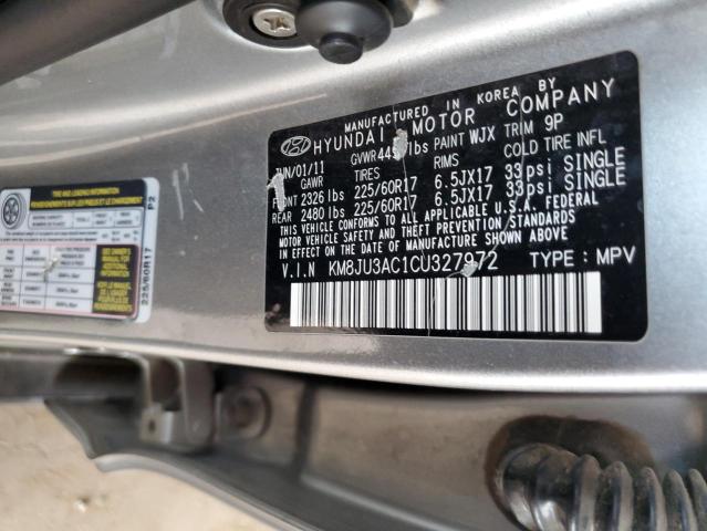 KM8JU3AC1CU327972 - 2012 HYUNDAI TUCSON GLS Boz foto 14