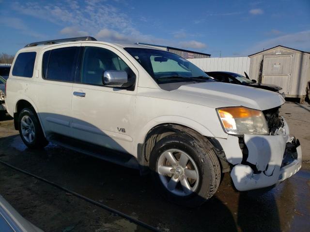 5N1BA08D48N616596 - 2008 NISSAN ARMADA SE WHITE photo 4