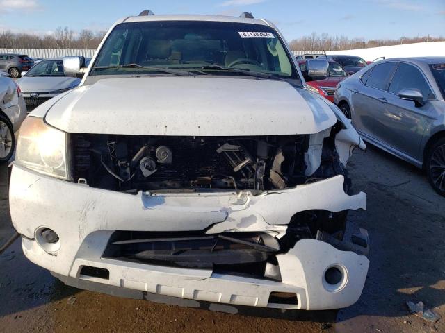 5N1BA08D48N616596 - 2008 NISSAN ARMADA SE WHITE photo 5