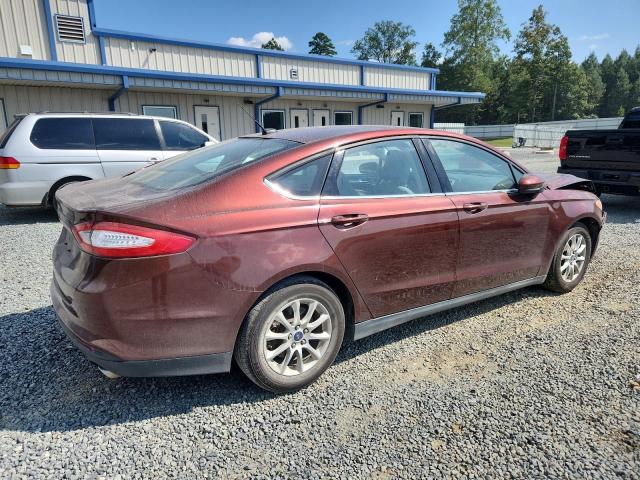 3FA6P0G76FR251046 - 2015 FORD FUSION S 勃艮第红 照片 3