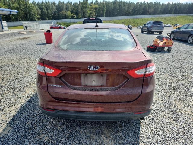 3FA6P0G76FR251046 - 2015 FORD FUSION S 勃艮第红 照片 6