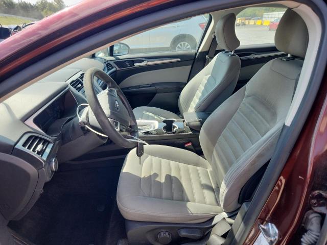 3FA6P0G76FR251046 - 2015 FORD FUSION S 勃艮第红 照片 7