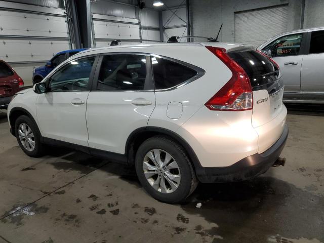 5J6RM4H78EL111450 - 2014 HONDA CR-V EXL WHITE photo 2