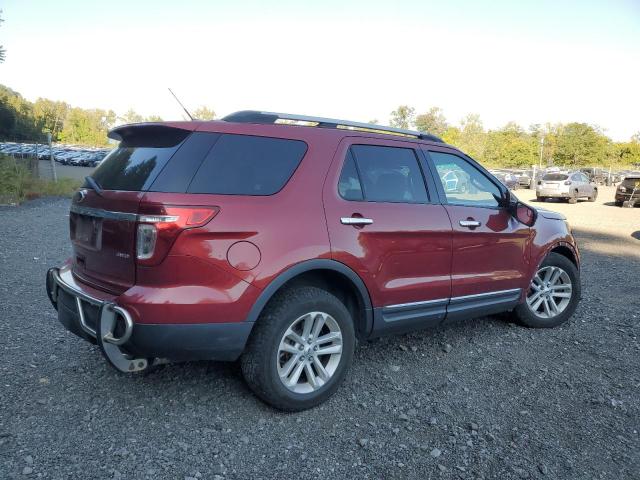 1FM5K8D82EGA83813 - 2014 FORD EXPLORER XLT Կարմիր լուսանկար 3