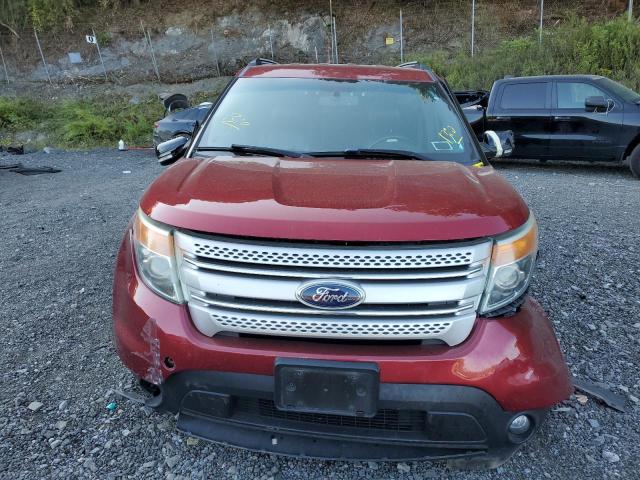 1FM5K8D82EGA83813 - 2014 FORD EXPLORER XLT Կարմիր լուսանկար 5