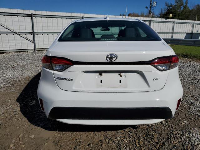 5YFEPMAE2MP245980 - 2021 TOYOTA COROLLA LE WHITE photo 6