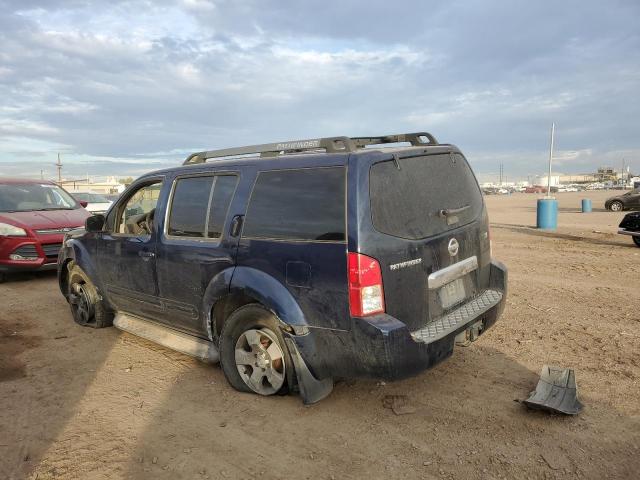 5N1AR18W96C639618 - 2006 NISSAN PATHFINDER LE BLUE photo 2