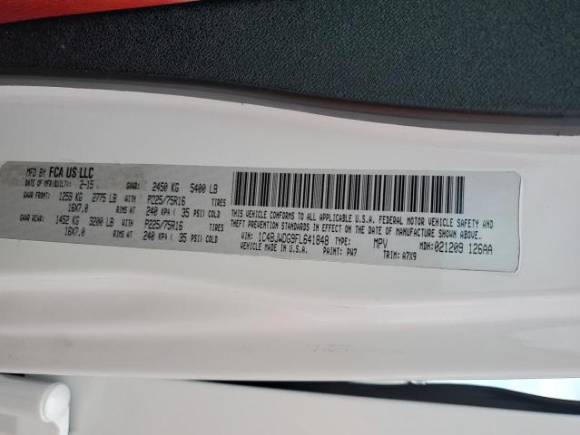 1C4BJWDG9FL641848 - 2015 JEEP WRANGLER U SPORT თეთრი ფოტო 13