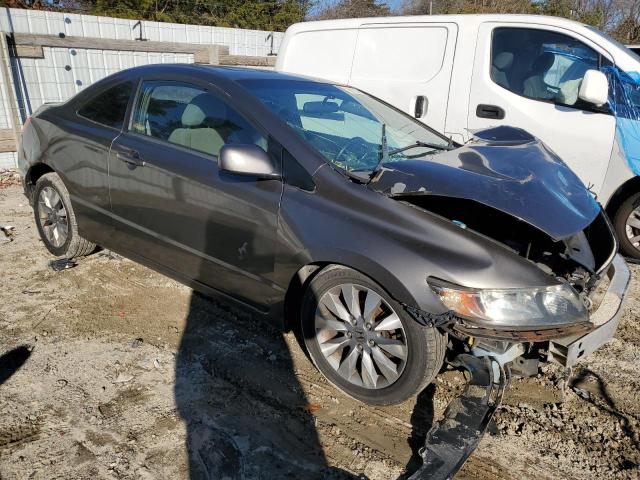 2HGFG12839H506866 - 2009 HONDA CIVIC EX GRAY photo 4