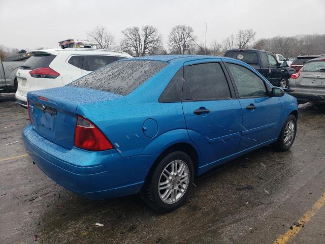 1FAFP34N27W331463 - 2007 FORD FOCUS ZX4 BLUE photo 3