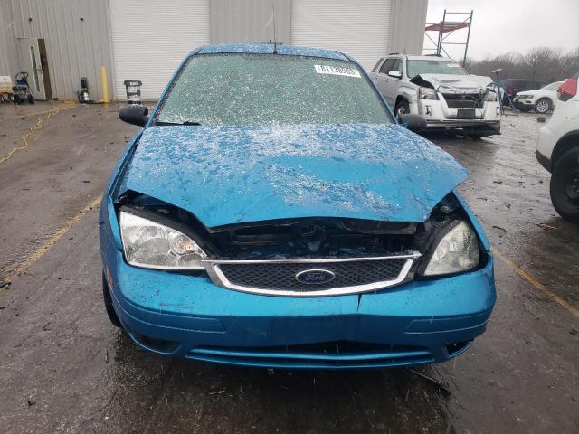 1FAFP34N27W331463 - 2007 FORD FOCUS ZX4 BLUE photo 5